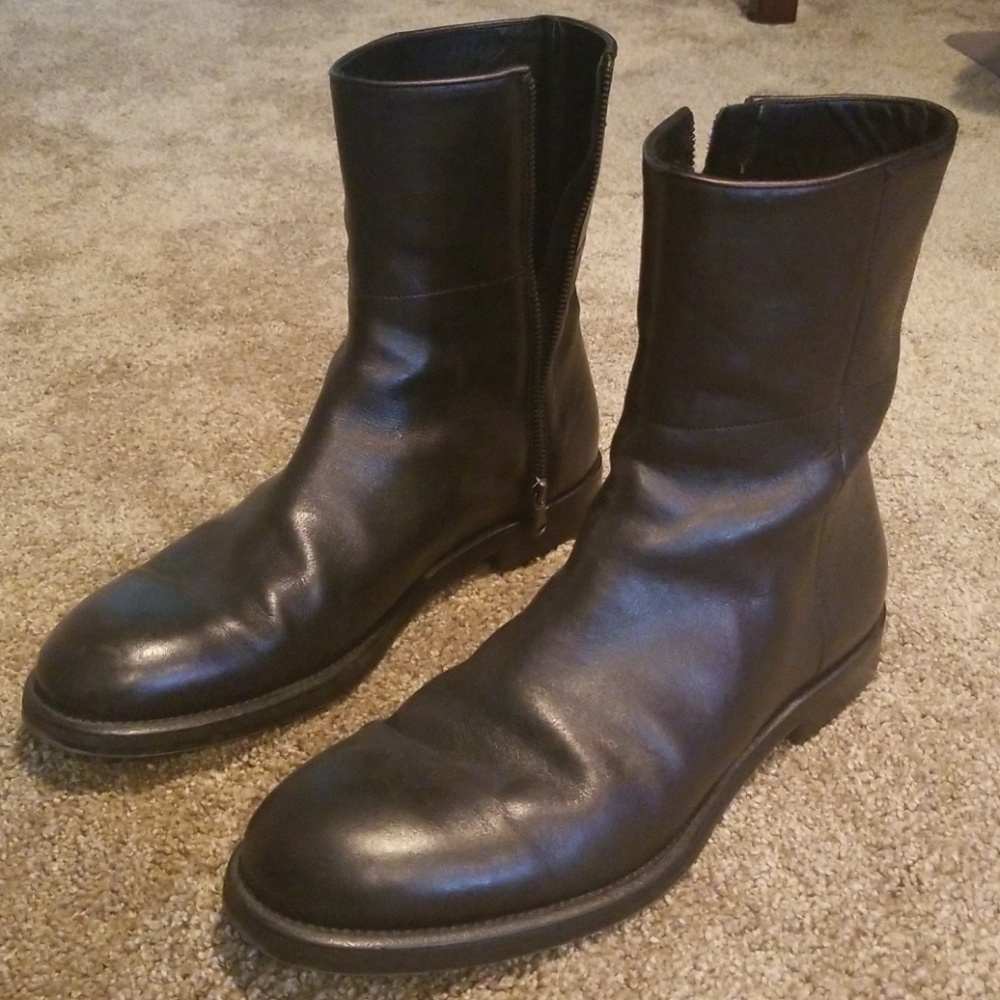 Vince Vaughn Inside Zip Boot Black